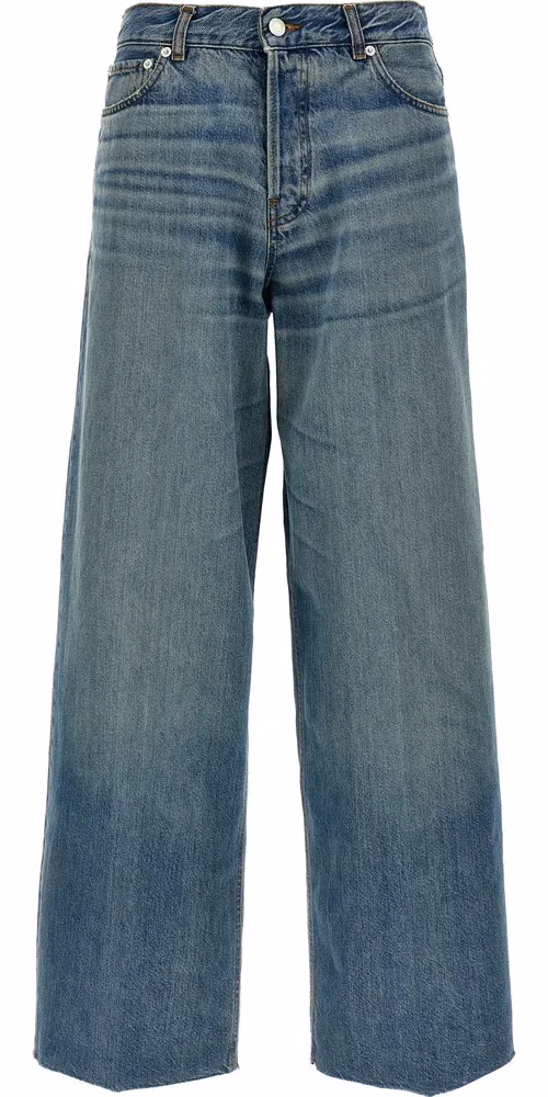 Haikure Blue Cotton Jeans Denim