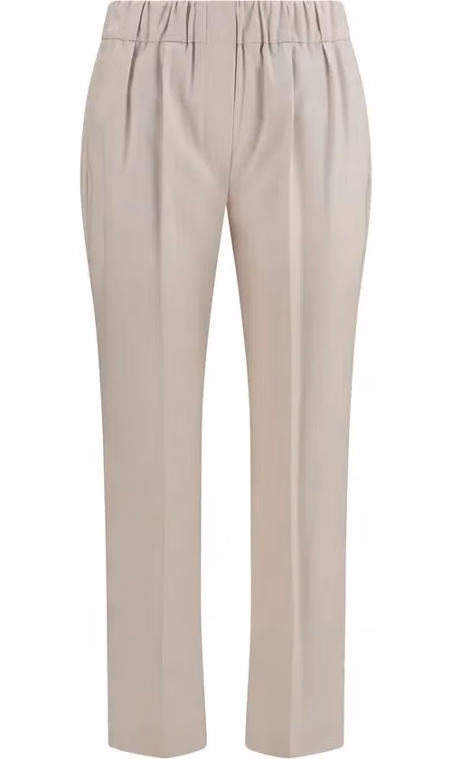 Brunello Cucinelli Beige Cotton Casual Pants