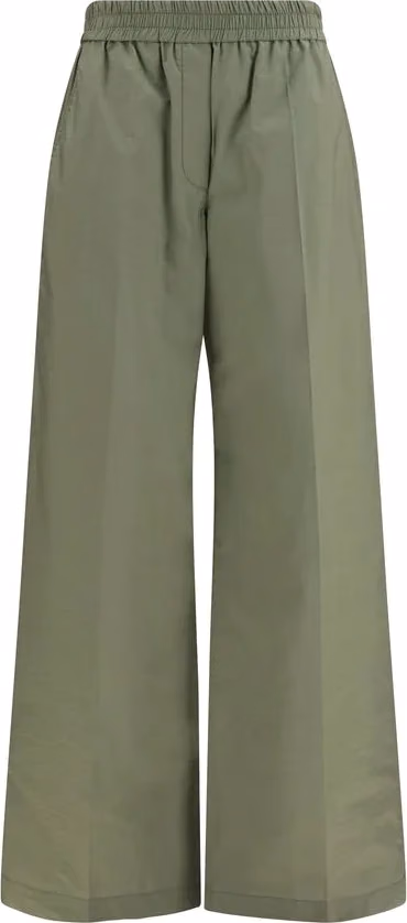 Brunello Cucinelli Bicolor Cotton Casual Pants