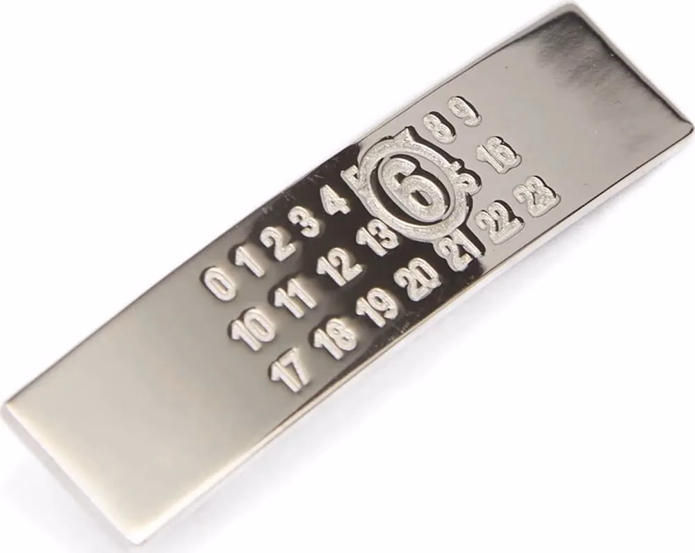MM6 Maison Margiela Silver Brass Hair Clip