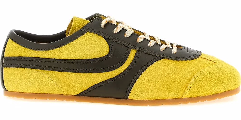 Dries Van Noten Bicolor Calfskin Sneakers