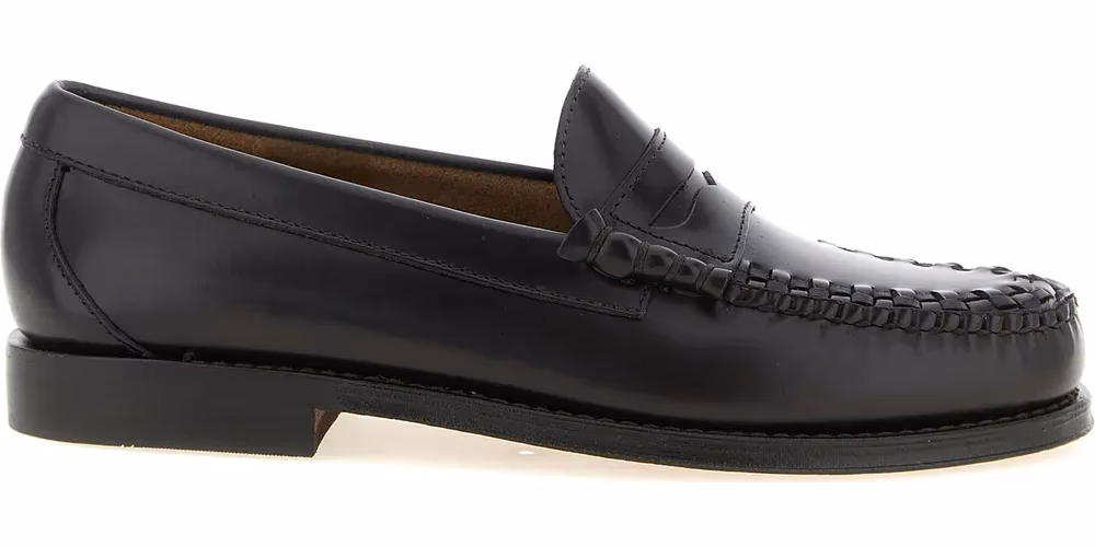 G.H. BASS Brown Cowhide Slip-On Loafers