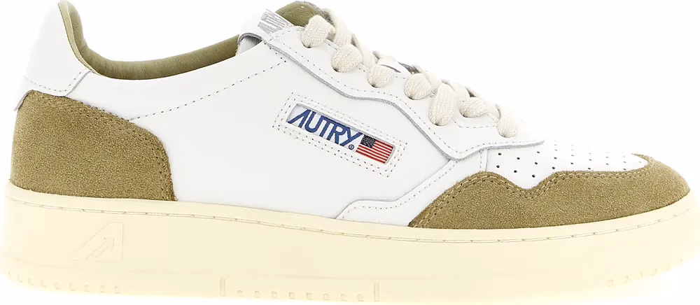 Autry Bicolor Cowhide Low Top Sneakers