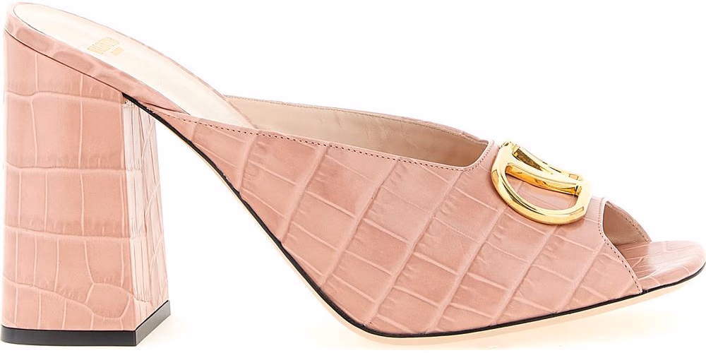 Valentino Garavani Multicolor Calfskin Stiletto Heel Sandals