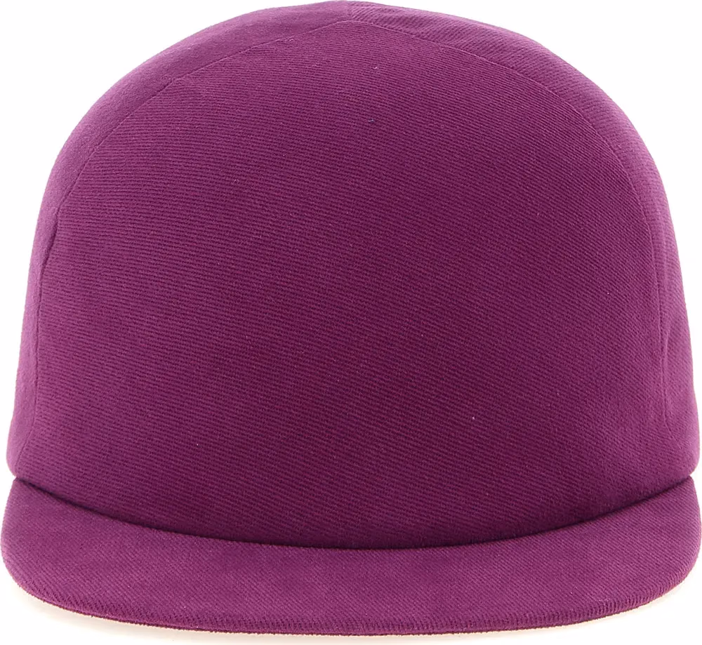 Balenciaga Purple Cotton Cap (Baseball Hat)