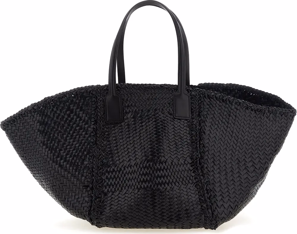 Dragon Diffusion Black Calfskin Tote Bag
