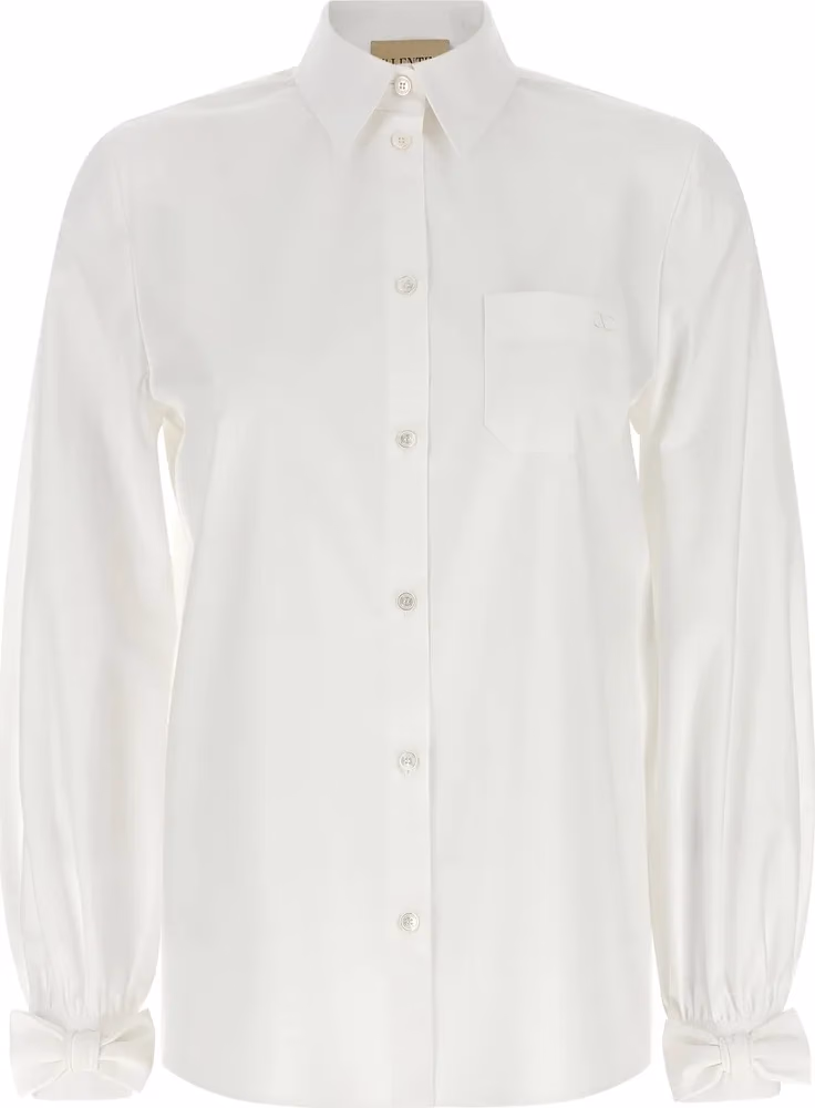 Valentino Garavani White Cotton Blouse
