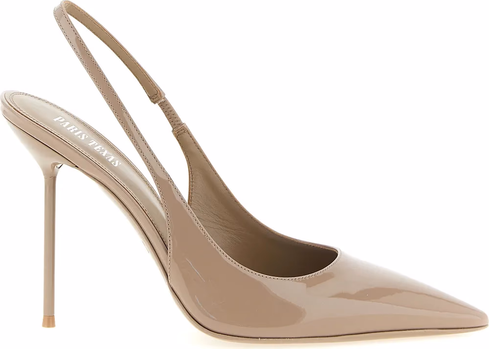 Paris Texas Beige Calfskin High Heel Pumps