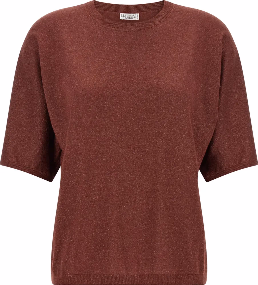 Brunello Cucinelli Bordeaux Cashmere Cardigan