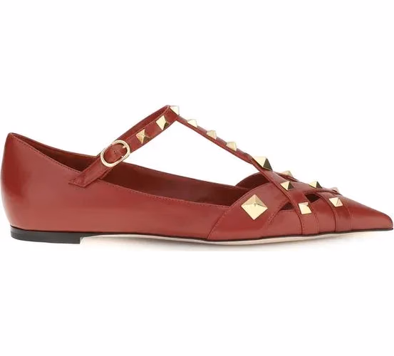 Valentino Garavani Multicolor Goatskin Ballet Flats