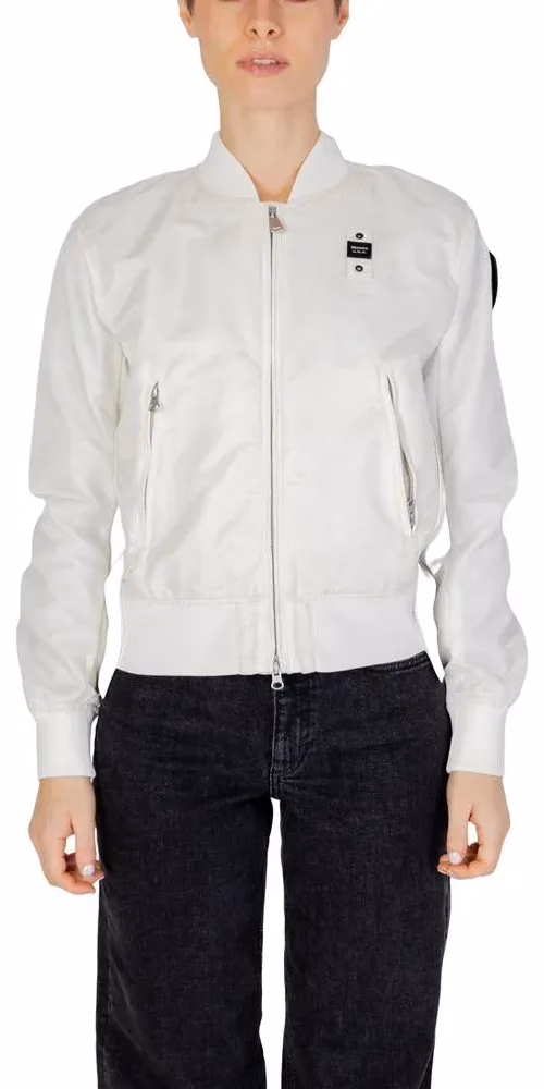 Blauer White Polyamide Bomber