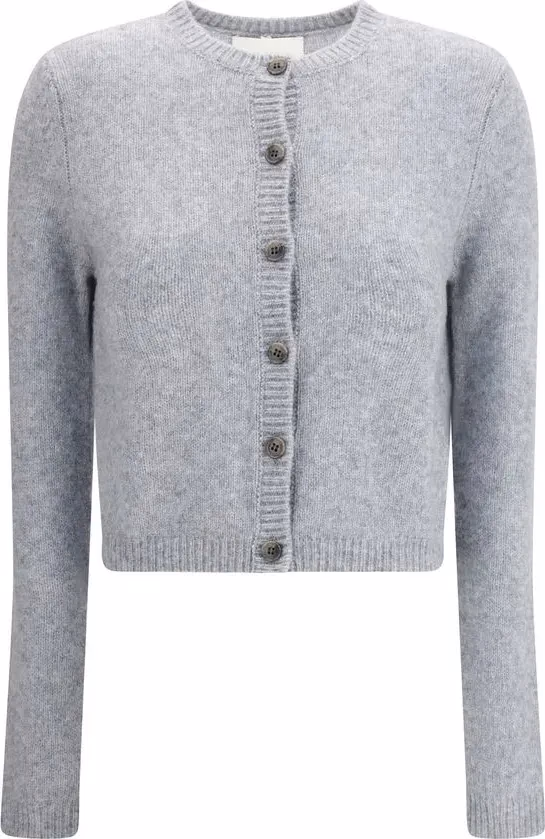 Lisa Yang Gray Cashmere Cardigan