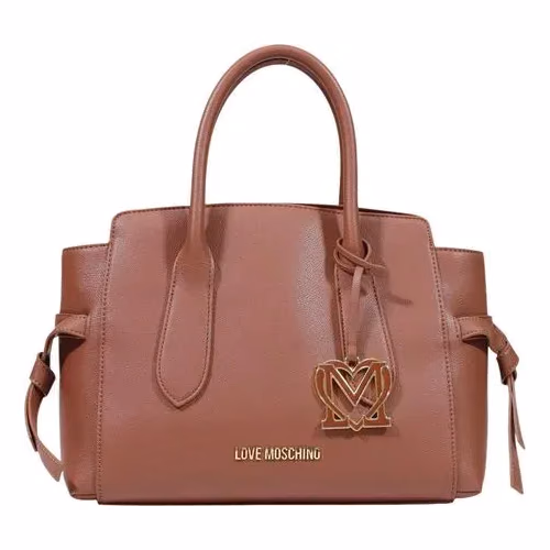 Love Moschino Brown Polyethylene Handbag