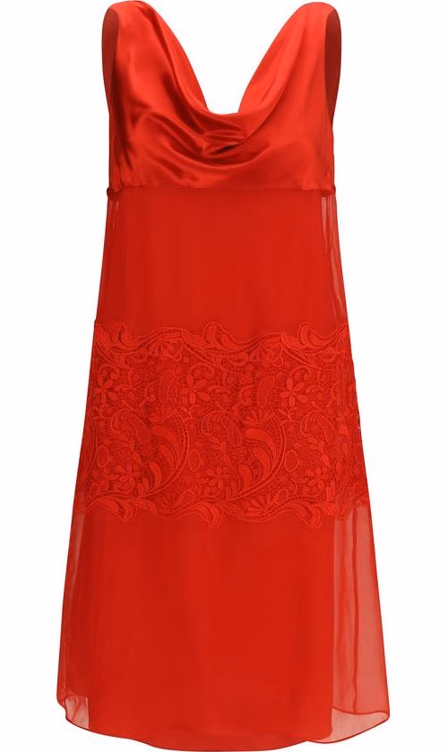 Ferragamo Multicolor Silk Cocktail Dress