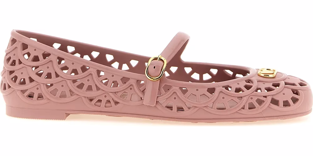 Valentino Garavani Multicolor Polyvinyl Ballet Flats