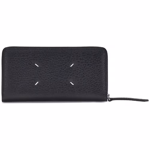 Maison Margiela Black Calf Leather Bos Taurus Wallet
