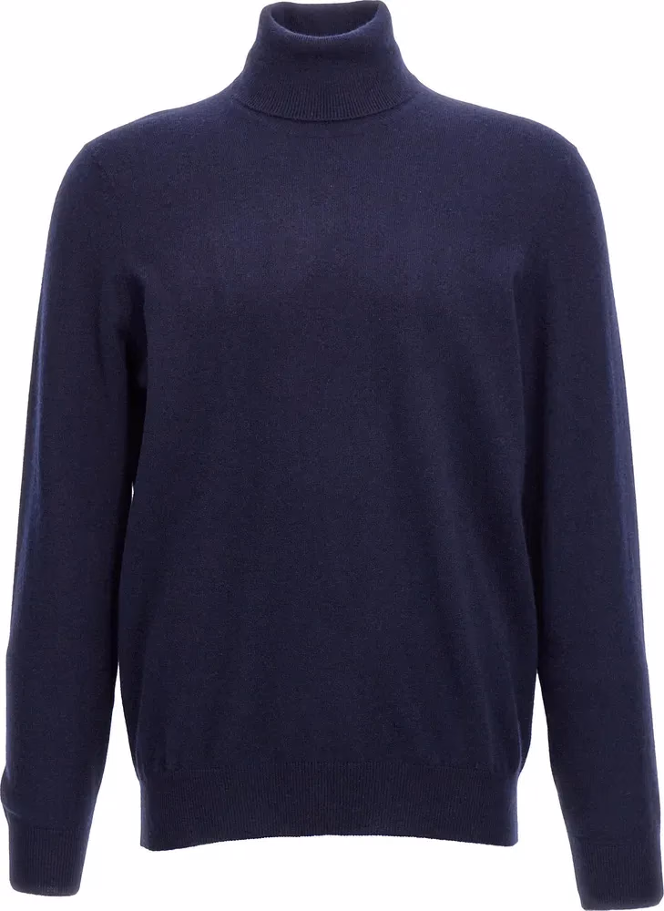 Brunello Cucinelli Blue Cashmere Cardigan