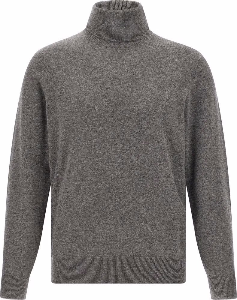 Brunello Cucinelli Gray Cashmere Cardigan