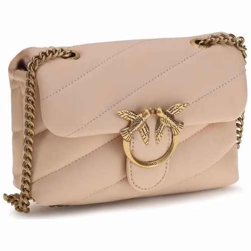 PINKO Multicolor Calf Leather Bos Taurus Shoulder Bag