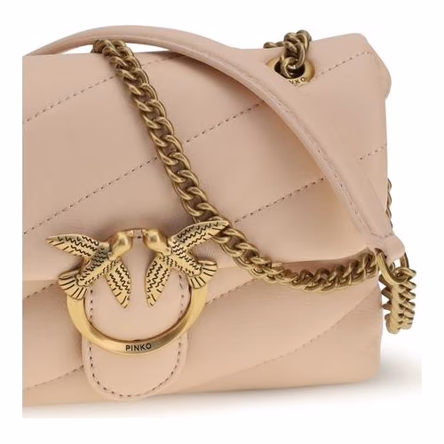 PINKO Multicolor Calf Leather Bos Taurus Shoulder Bag