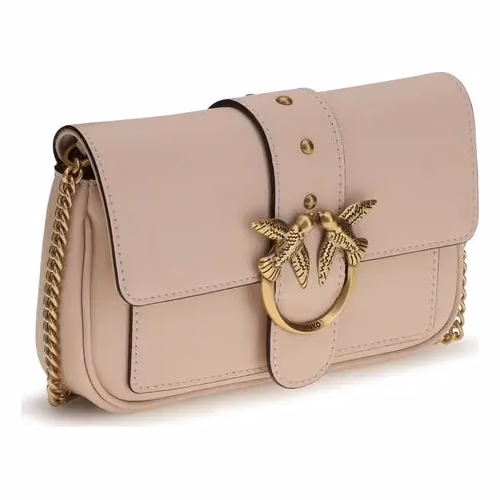 PINKO Multicolor Calf Leather Bos Taurus Shoulder Bag
