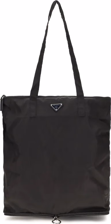 Prada Black Calf Leather Bos Taurus Shoulder Bag