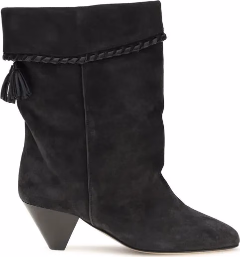 Isabel Marant Black Calf Leather Bos Taurus Boots