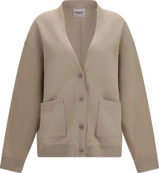 Isabel Marant Étoile Beige Cotton Cardigan
