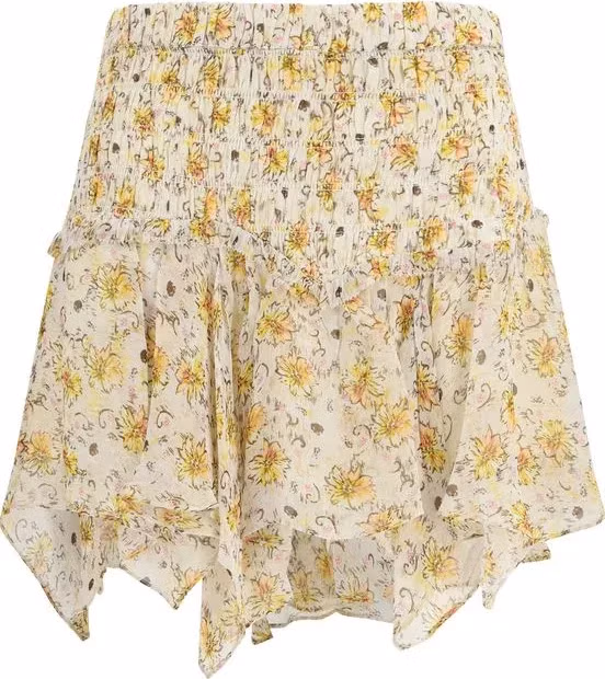 Isabel Marant Étoile Beige Viscose Mini Skirt