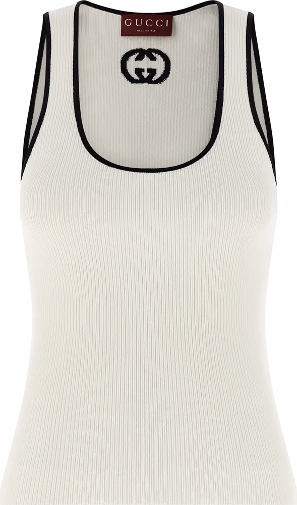 Gucci Bicolor Viscose Tank Tops