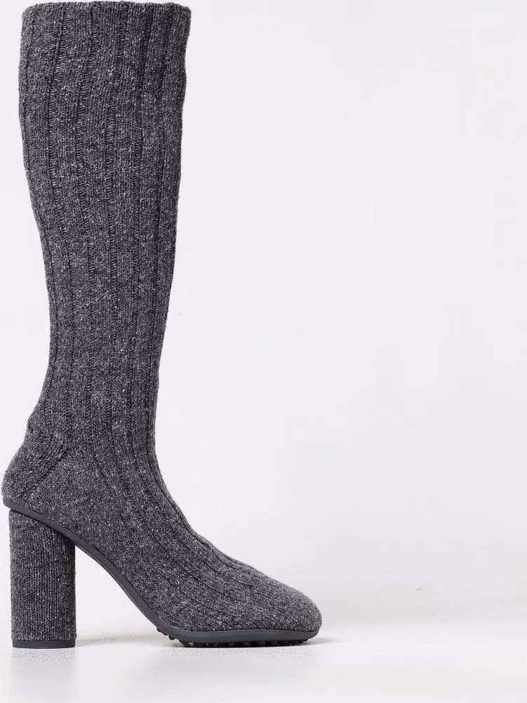 Bottega Veneta Gray Wool Over The Knee