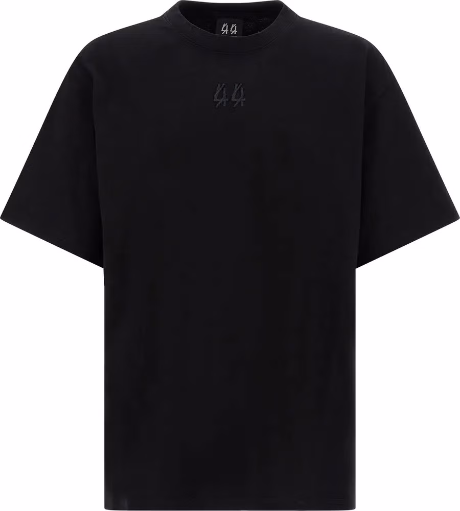 44 Label Group Black Cotton T-Shirt