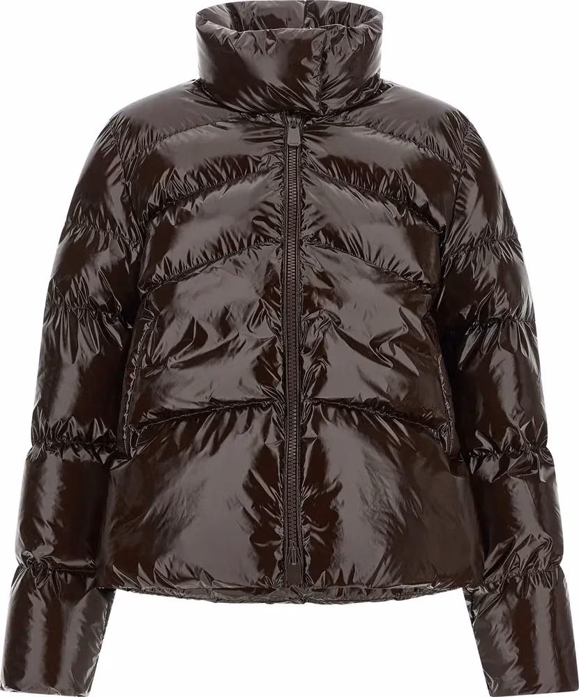 PINKO Brown Polyamide Full-Length Jacket