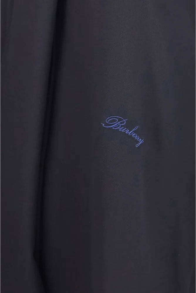 Burberry Black Silk Blouse