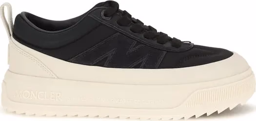 Moncler Black Polyamide Athletic Sneakers