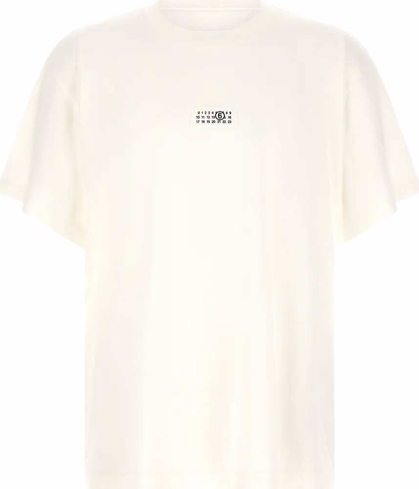 MM6 Maison Margiela White Cotton T-Shirt