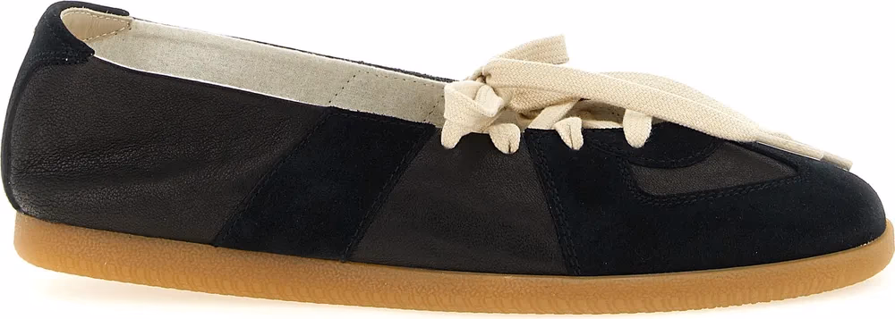 Maison Margiela Black Lamb Leather Ballet Flats