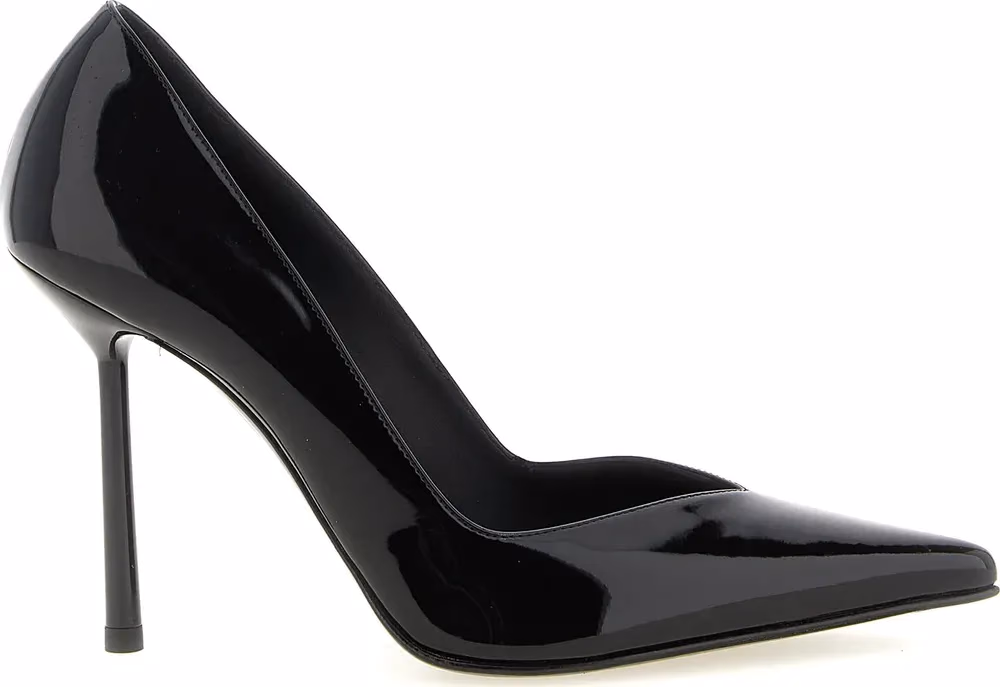 LE SILLA Black Polyethylene High Heel Pumps