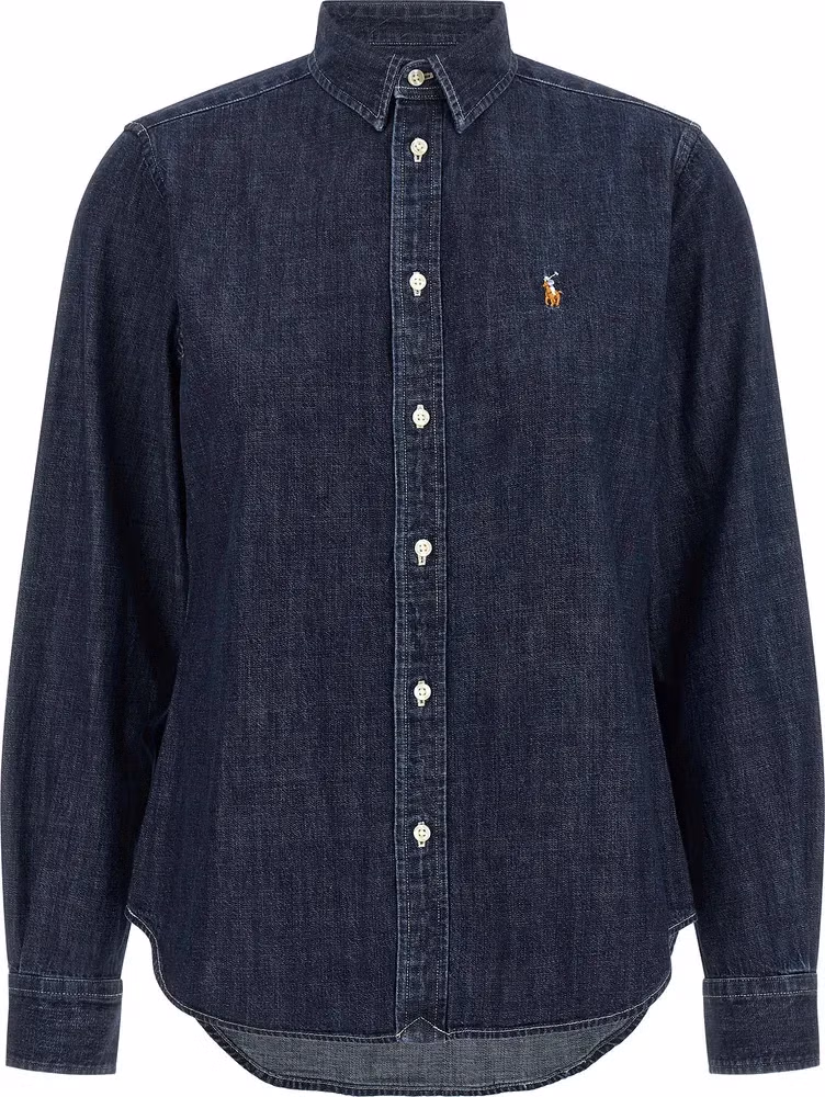 Polo Ralph Lauren Blue Cotton Blouse