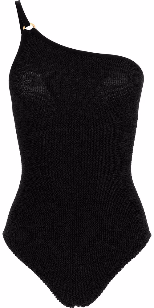 Hunza G Black Polyamide One-Piece Swimsuit