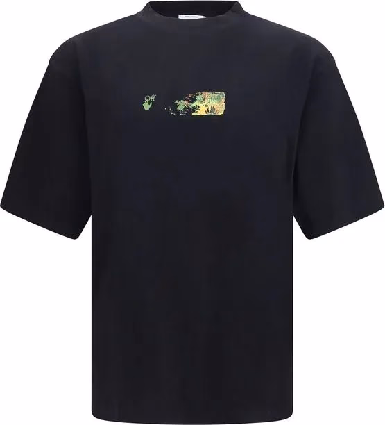 Off-White Black Cotton T-Shirt