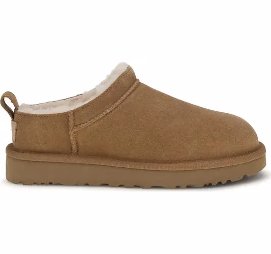 UGG Brown Suede Leather Mules