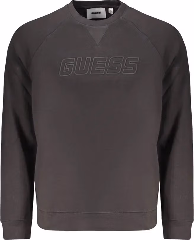 Guess Jeans Black Cotton Men's Sweatshirt
