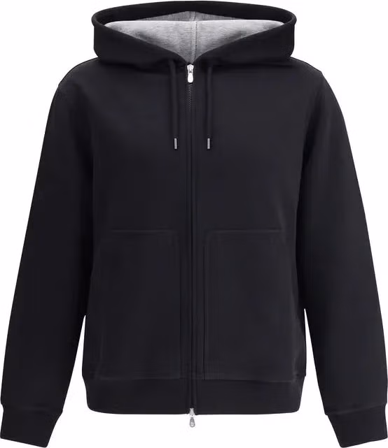 Brunello Cucinelli Black Cotton Sweatshirt