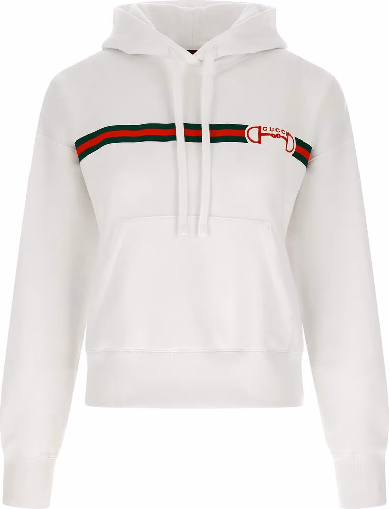 Gucci White Cotton Hoodie