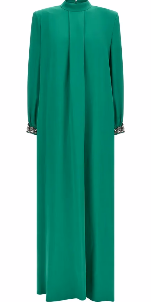 Valentino Garavani Bicolor Silk Long Dress