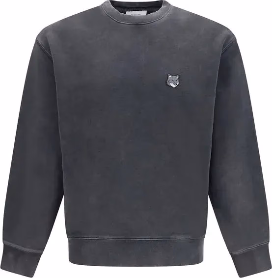 Maison Kitsuné Gray Cotton Sweatshirt
