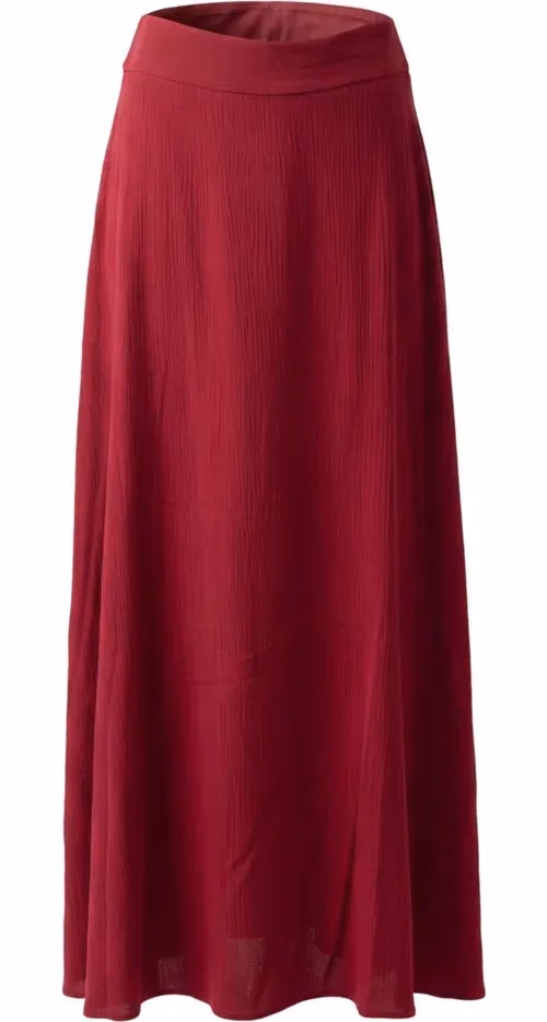 Trussardi Jeans Red Viscose Women Skirt