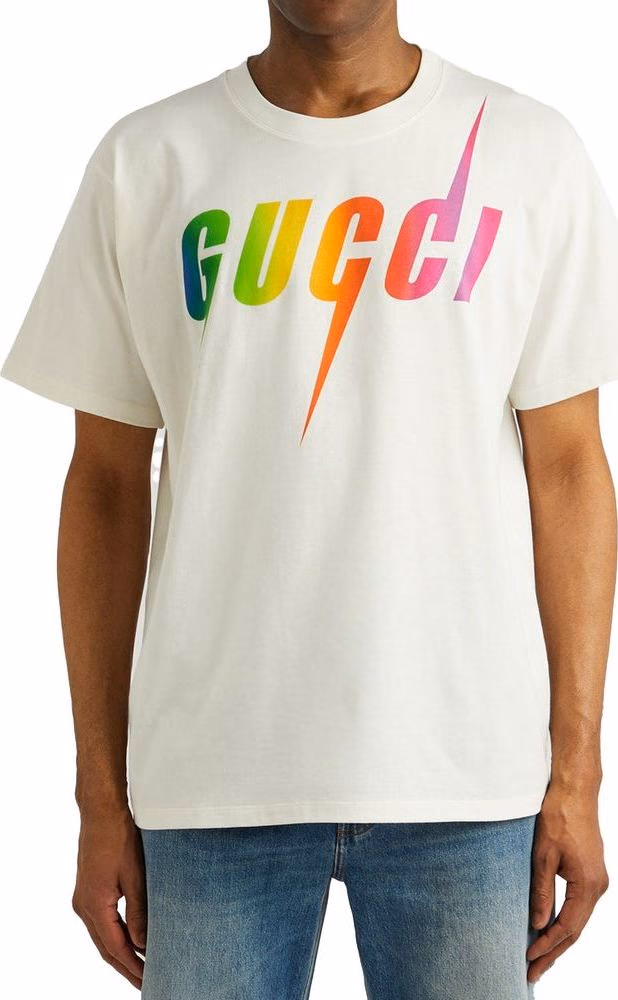 Gucci White Cotton T-Shirt