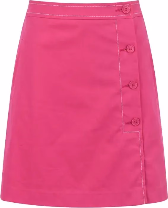 Trussardi Jeans Pink Cotton Women Skirt